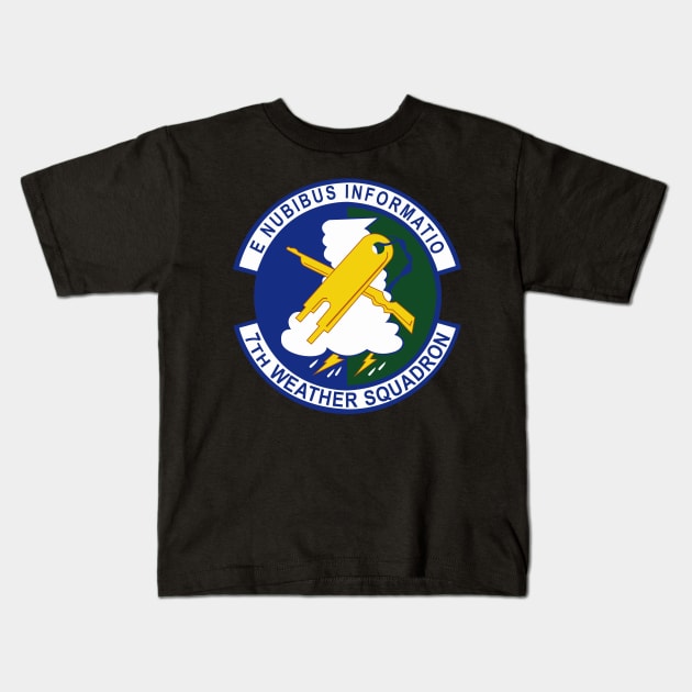 7th Combat Weather Squadron wo Txt Kids T-Shirt by twix123844